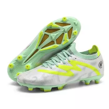Low-top football shoes men s TF broken nails training shoes MG long nails artificial turf sports shoes children s new sneakers 32