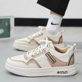 Low-top Hong Kong style trend platform sports shoes Student low-top lace-up color matching casual men s shoes ZH87 39