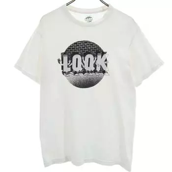 LQQK STUDIO THE DOM COREY Print Short sleeve T-shirt M white Men s Used