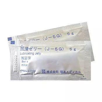 Lubricating Jelly 5g 100 packets J-5G Capacity Quantity