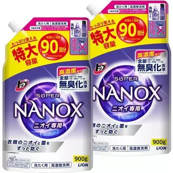 Лучший стиральный порошок Super Nanox Odor Dedicated Premium с антибактериальной формулой, без флуоресцентных агентов или силиконовых добавок, высококонцентрированный стиральный порошок