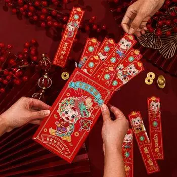 Luck Money Bag Red Envelopes Dragon Patterns Lucky Money Bag Draw Lots Money Bag Spring Festival 02