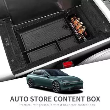 LUCKEASY for Xpeng P7/P7i Center Console Armrest Storage Box Car Interior Accessories Organizing Tidying Storage Tray 2025-2025