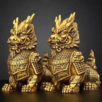 Lucky All Copper Kylin Украшения General Kylin Home Фойе Офис Магазин Настольные Украшения