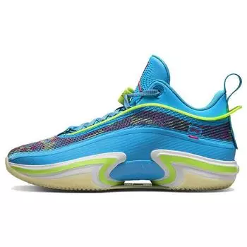 Luka Doncic x Air Jordan 36 Low Laser Blue Мужские кроссовки Electro-Purple Pink-Prime Electric-Green DN4196-430 42.5