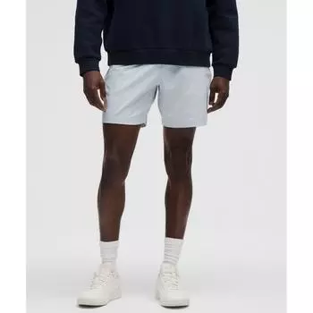 Lululemon Abc Wovenair Pull On Short 7 крахмал синий XXL/7