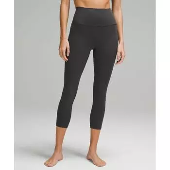 Lululemon Align High Rise Crop With Pockets 23 Graphite Grey 8/23