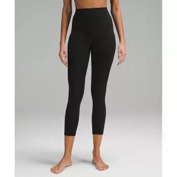 Lululemon Align High Rise Crop With Pockets 23 Black 8/23