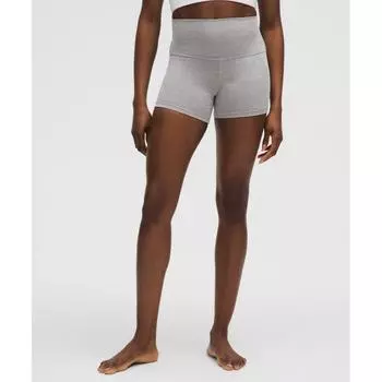 Lululemon Align High Rise Short 4 Heathered Core Medium Grey 8/4