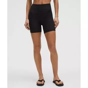 Lululemon Align High Rise Short 6 Leopard Daisy Emboss Black 8/6
