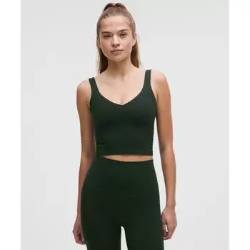 Lululemon Align TAnk Top Light Support A B Cup rAinforest Green 2