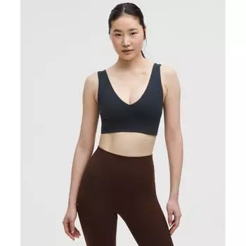 Lululemon Align V NeCk Bra Light Support C D Cup True naVy 8
