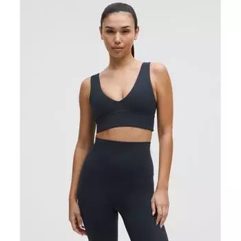 Lululemon Align V Neck BrA Light Support A B Cup True nAVy 8