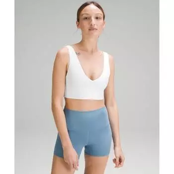 Lululemon Align V Neck BrA Light Support A B Cup White 8