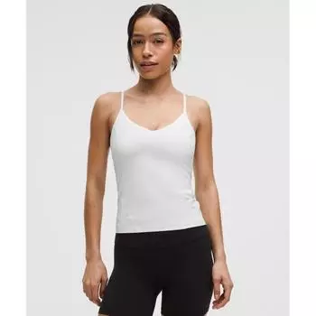 Lululemon Align Waist Length Cami Tank Light Support C D Cup White 8