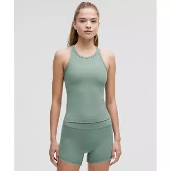 Lululemon Align Waist Length Racerback Tank Top Crater Blue 0
