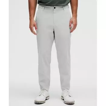 Lululemon Брюки для гольфа Commission Classic Tapered 27л, серебристые, капля 34/27