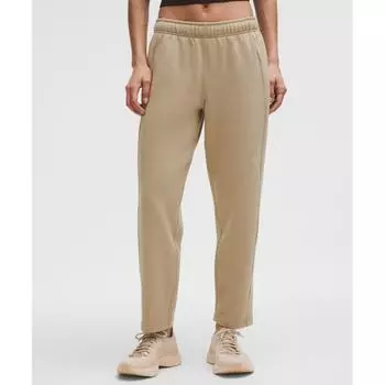 Lululemon Брюки Scuba средней посадки, зауженные книзу, длина 7 8, прозрачный дуб XXXS