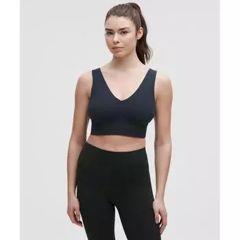 Lululemon Бюстгальтер AliGn V-образный вырез с легкой поддержкой Ddd G Cup True naV XL