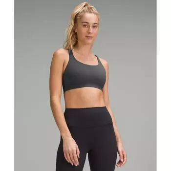 Lululemon Бюстгальтер Energy MeDium Support, чашки BD, цвет графитовый серый 8
