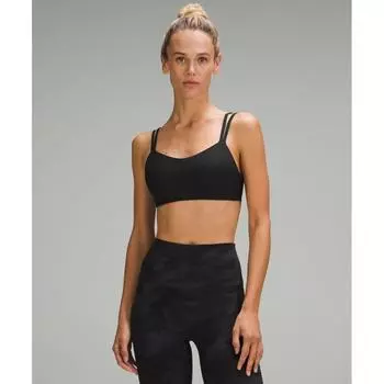 Lululemon Бюстгальтер Like A Cloud RiBBed с легкой поддержкой, чашка BC, черный 8