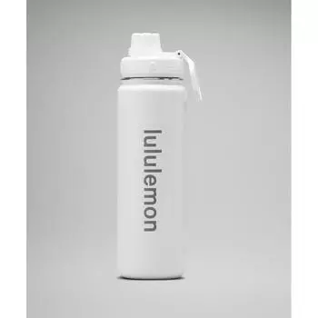 Lululemon Бутылка Back To Life Sport 24 унции, белая ONE SIZE