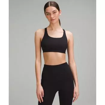 Lululemon Energy Bra MeDium Support B D Cups Black 8