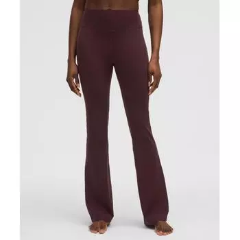 Lululemon Groove Nulu High Rise Flared Pant Regular Goodnight Plum 8/33