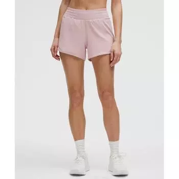 Lululemon Hotty Hot High Rise Linen Short 4 Pink Haze 8/4