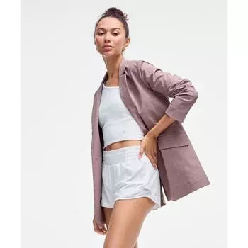 Lululemon Hotty Hot High Rise Linen Short 2.5 Белый 0/2.5