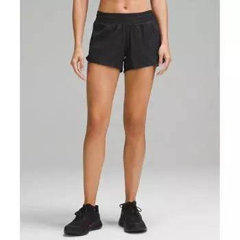 Lululemon Hotty Hot Low Rise Linen Short 4 Черный 14/4