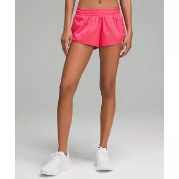 Lululemon Hotty Hot Low Rise Linen Short 2.5 Glaze Pink 14/2.5