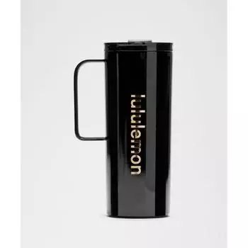 Lululemon Insulated Mug 20oz Shine Black ONE SIZE