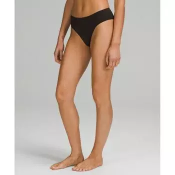 Lululemon Invisiwear бикини средней посадки нижнее белье французский пресс XXL