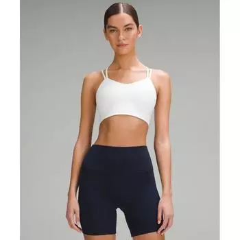 Lululemon Like A Cloud Longline BrA Light Support B C Cup White 8
