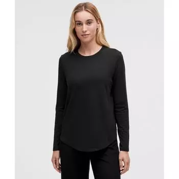 Lululemon Love Long Sleeve Shirt Black 8