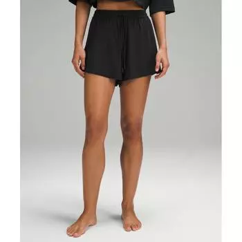 Lululemon Modal High Rise Relaxed Fit Lounge Short 3.5 Black 2