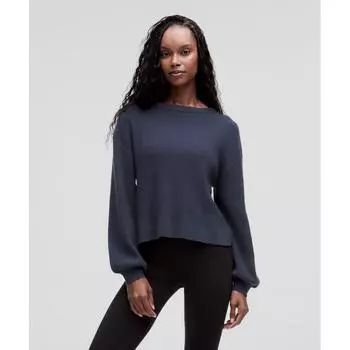 Lululemon Reversible Crossover Sweater Night Sea XS