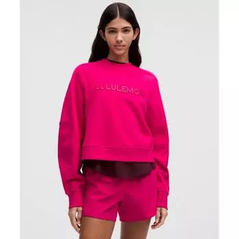 Lululemon Scuba Oversized Pullover Wordmark Passionate XS/S