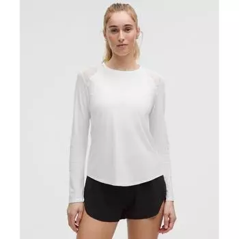 Lululemon Sculpt Long Sleeve Shirt White 8
