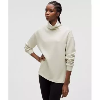 Lululemon Softstreme Funnel Neck Long Pullover Bone XS