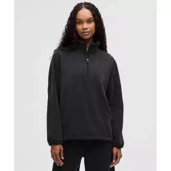 Lululemon Softstreme полумолния длинная черная XS