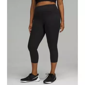 Lululemon Swift Speed High Rise Crop 21 Black 0/21