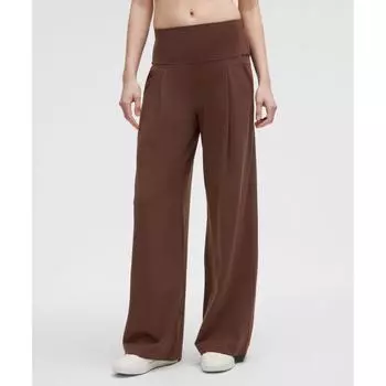 Lululemon Выровнять брюки Palazzo Regular Lava Cake 12/32