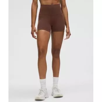 Lululemon Wunder Train High Rise Short 4 Lava Cake 8/4