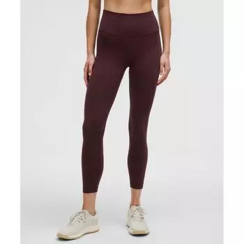 Lululemon Wunder Train High Rise Tight 25 Goodnight Plum 4/25