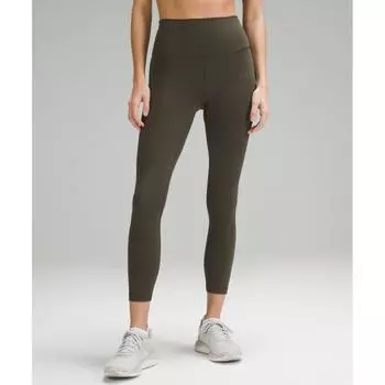 Lululemon Wunder Train High Rise Tight 25 Dark Olive 20/25