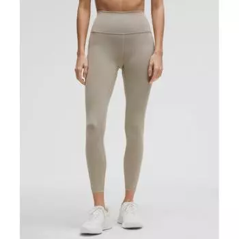 Lululemon Wunder Train High Rise Tight With Pockets 25 Riverstone 0/25