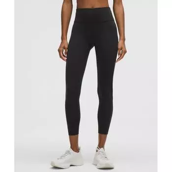 Lululemon Wunder Train Mesh Panel High Rise Tight 25 Black 2