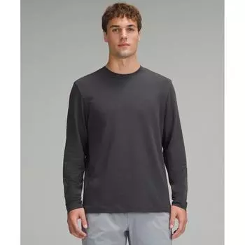 Lululemon Zeroed In Long Sleeve Shirt Graphite Grey XXL